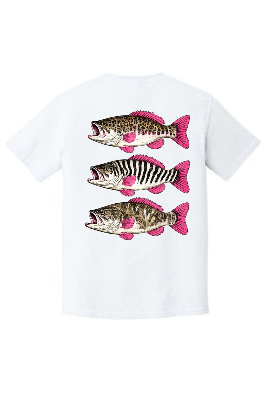M&O SS T-SHIRT PATTERNED BASS